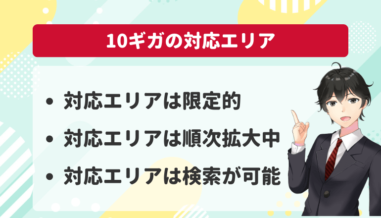 ドコモ光10ギガキャンペーンの対応エリア